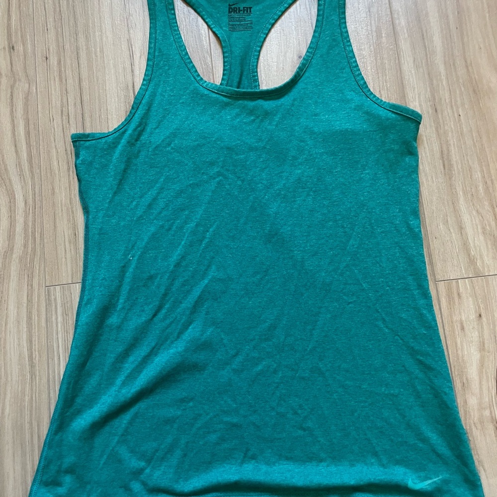 Nike Blue Relaxed Fitted Tank Top